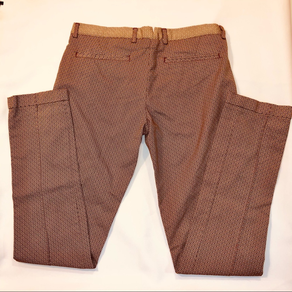 SOLD- Zara Man Limited Edition Red Printed Pants - Picture 5 of 7